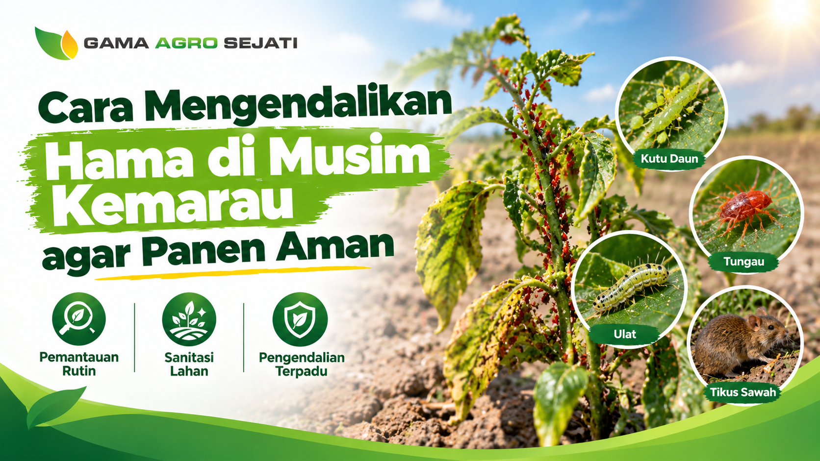 Gama Agro Sejati Pest Control Banner